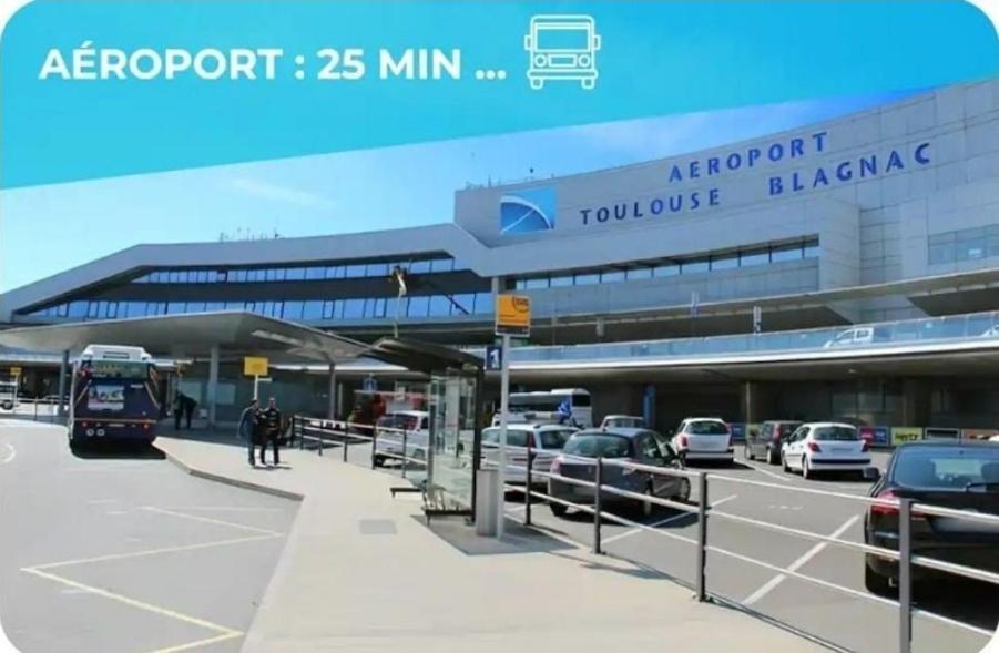 T3 Petit Confort - Proche Commodites - Parking Prive Toulouse Exterior foto